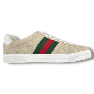 Gucci Gucci Ace GG Oatmeal Suede Sneakers Gucci 9 (US 10)
