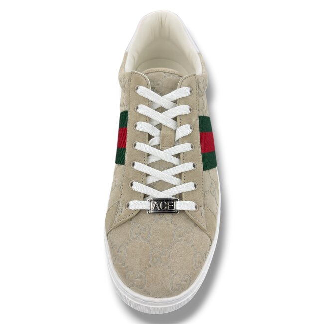 Gucci Gucci Ace GG Oatmeal Suede Sneakers Gucci 9 (US 10)
