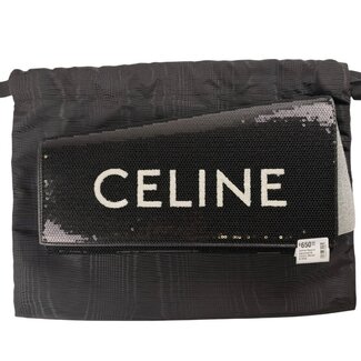 Celine Celine Sequin Asymmetric Clutch