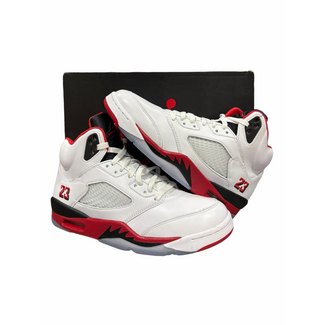 Jordan Brand Jordan 5 Retro Fire Red Black Tongue Size 9.5