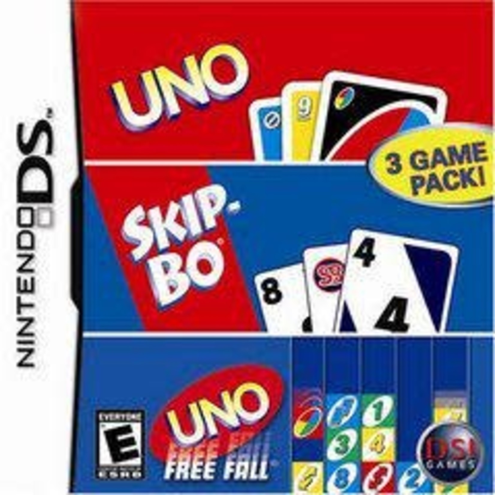 Nintendo Uno & SkipBo & Free Fall [Nintendo DS]