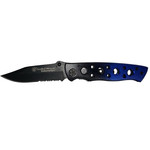 SMITH & WESSON COUTEAU PLIANT SMITH & WESSON EXTREME OPS BLEU