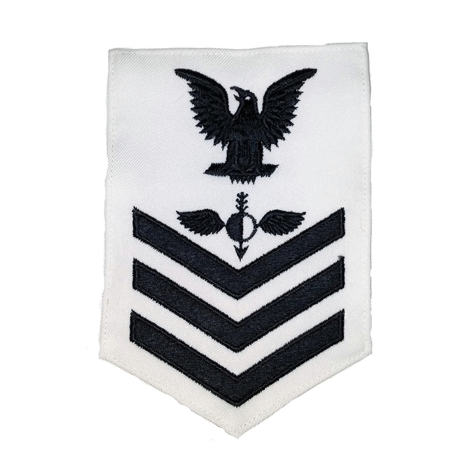 ÉCUSSON AIGLE AMÉRICAIN BLANC