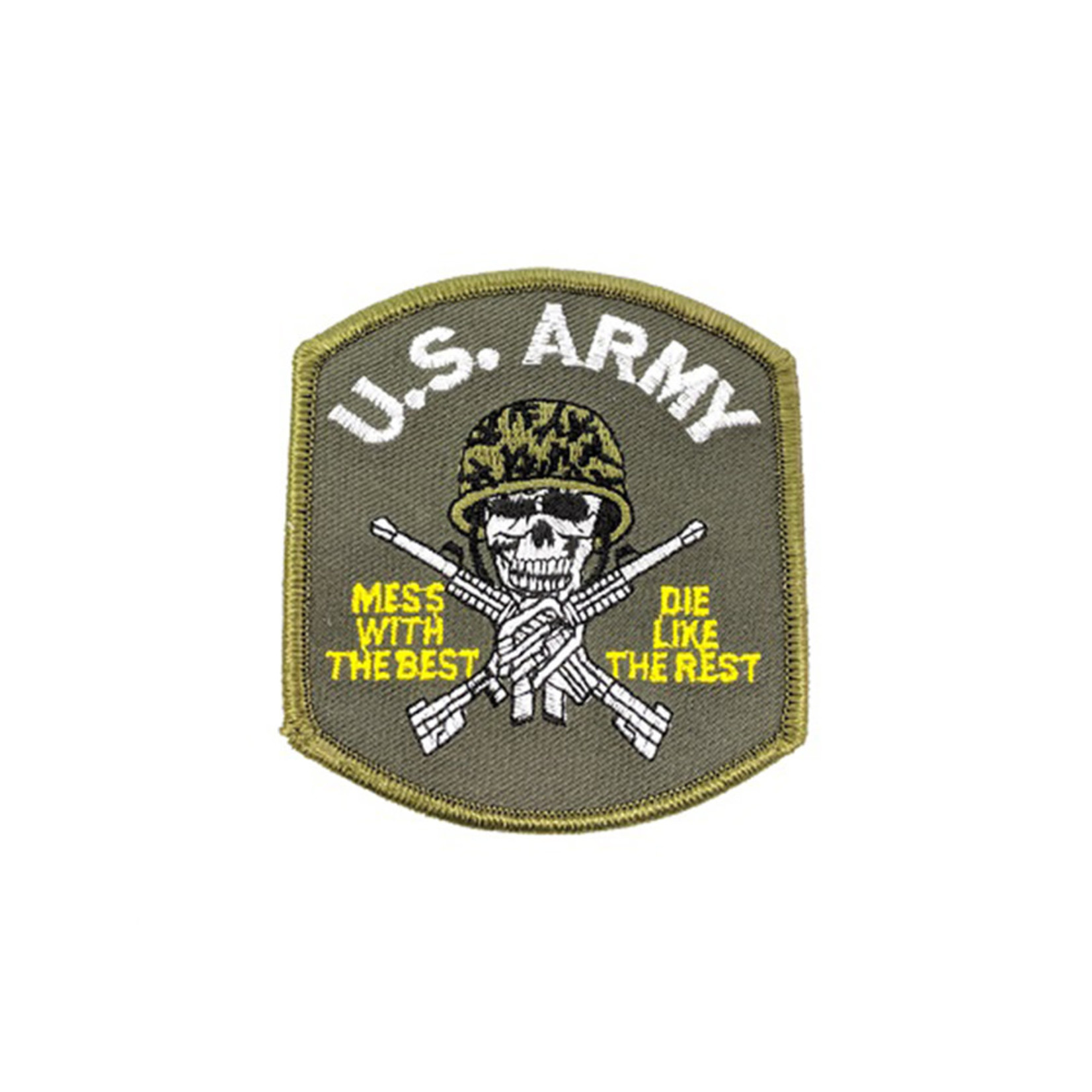 ÉCUSSON VERTICAL "U.S. ARMY" KAKI