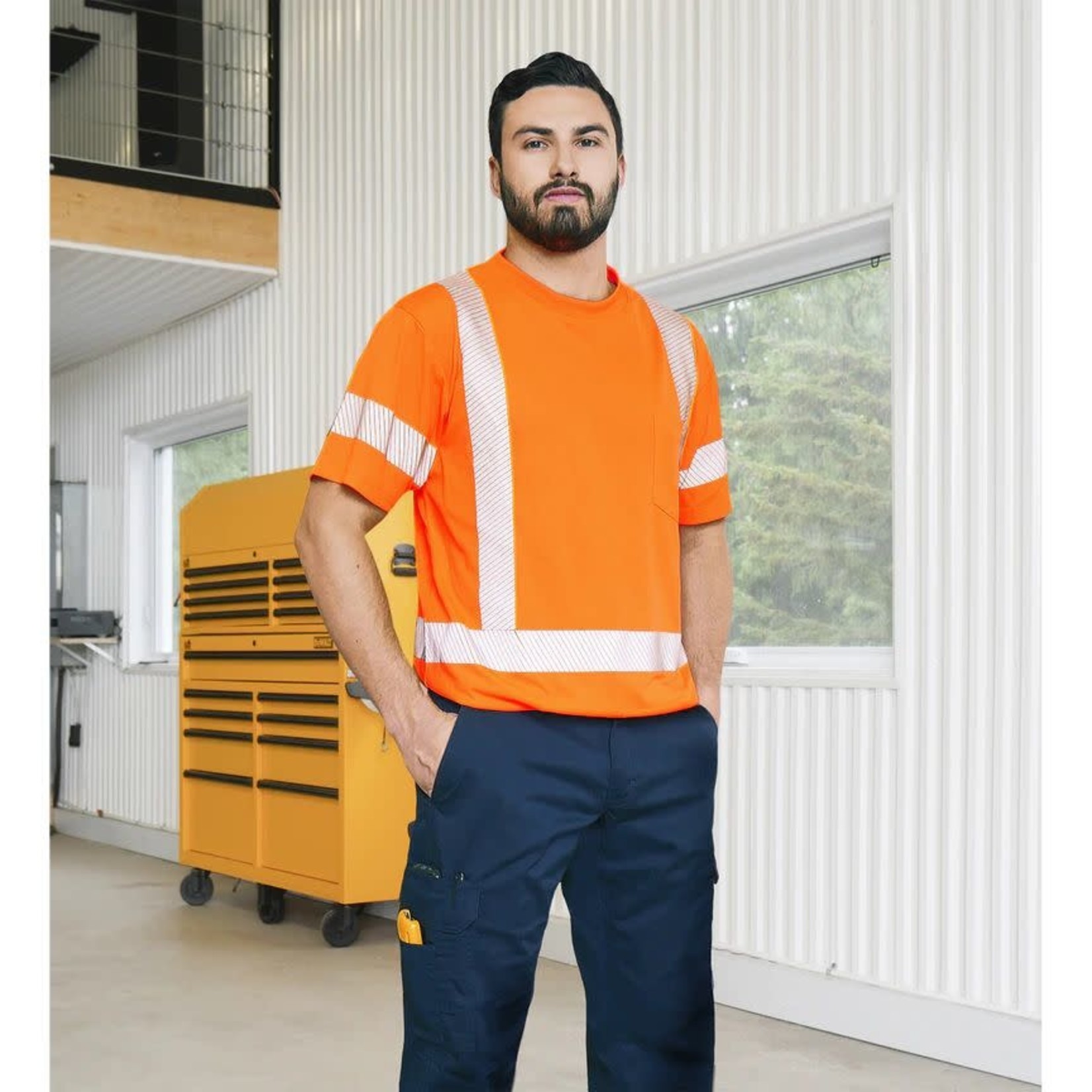 GATT'S CHANDAIL HAUTE VISIBILITÉ MANCHES COURTES MODÈLE STX2SS