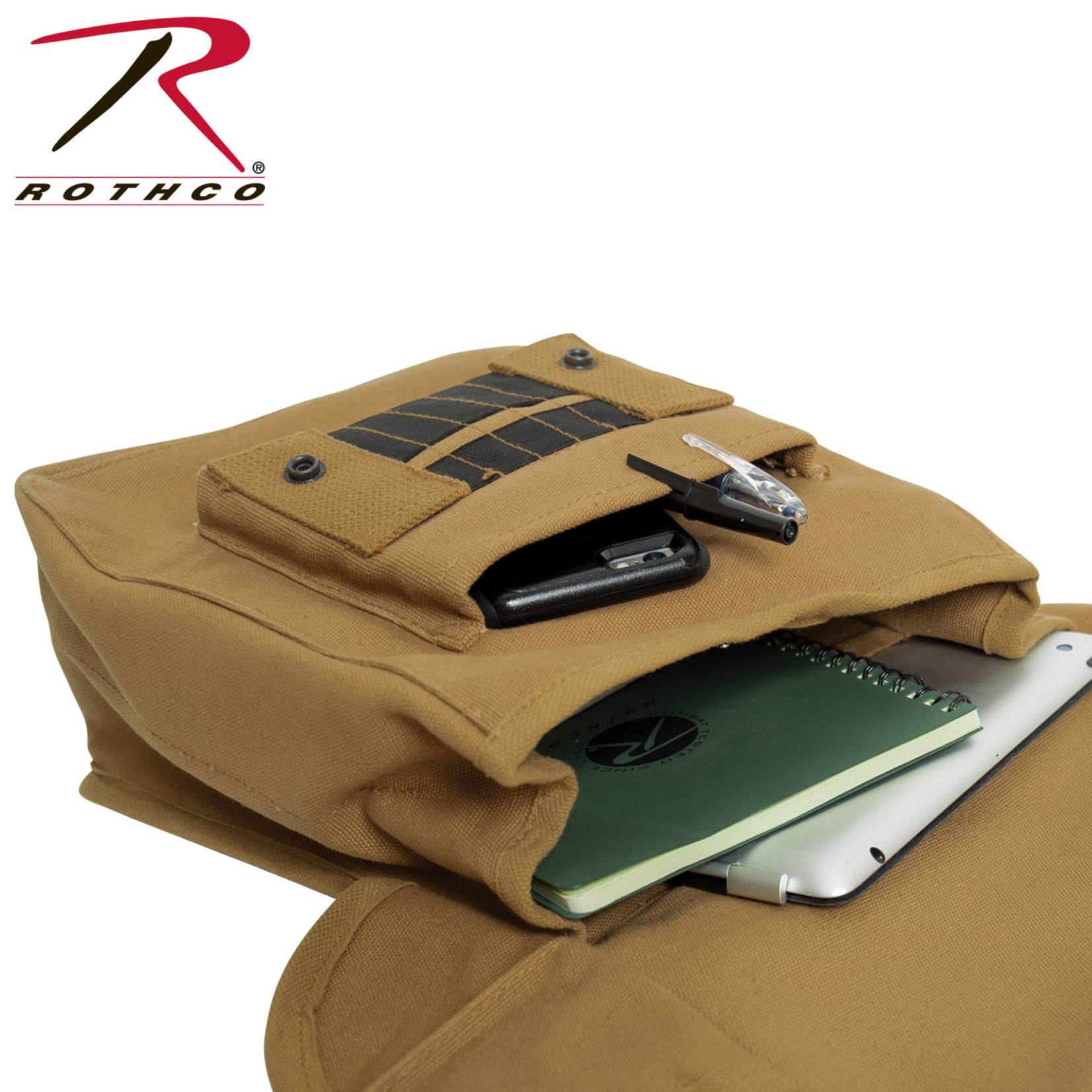 ROTHCO SAC À BANDOULIÈRE AVEC ÉTUI À CARTE EN CANVAS