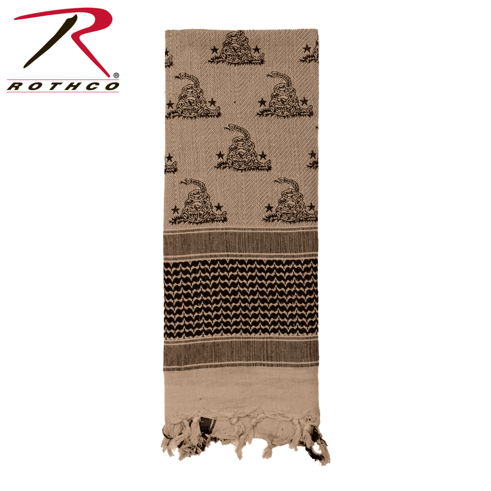 ROTHCO FOULARD SHEMAG TACTIQUE DÉSERT SERPENT DE GADSDEN