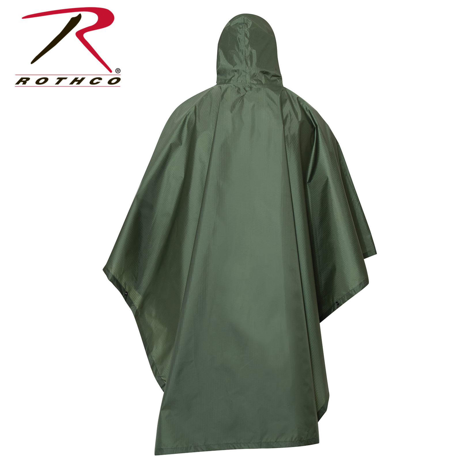 ROTHCO PONCHO "RIP-STOP" TYPE MILITAIRE G.I.