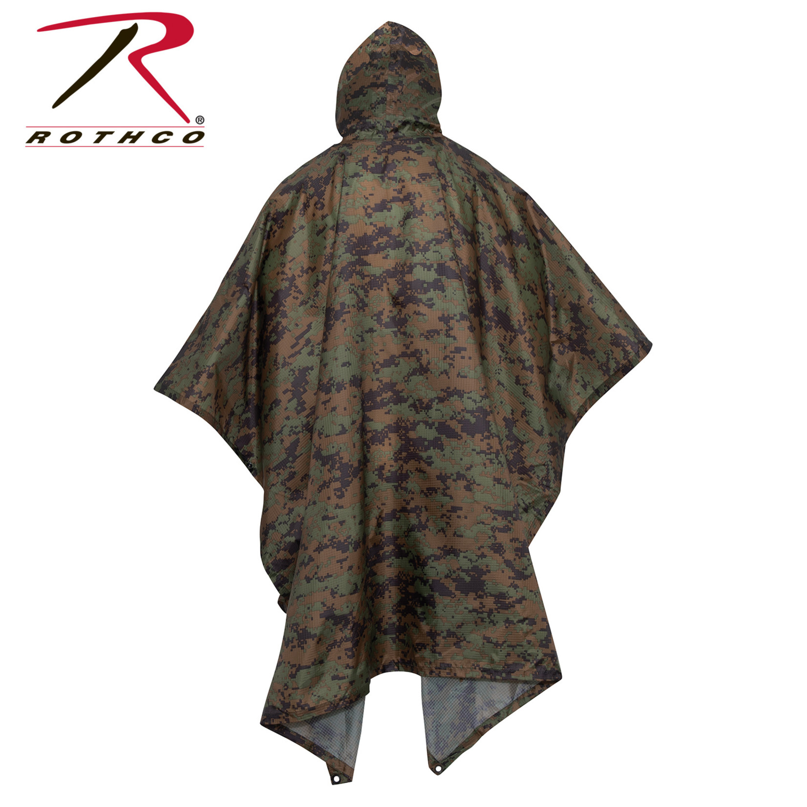 ROTHCO PONCHO "RIP-STOP" TYPE MILITAIRE G.I.