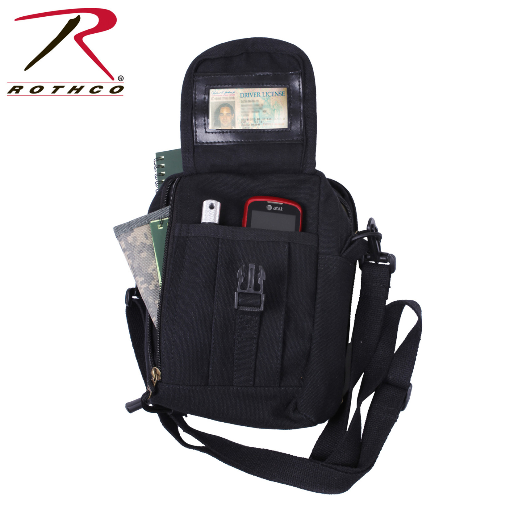 ROTHCO POCHETTE EN CANVAS ÉPAIS POUR PASSEPORT