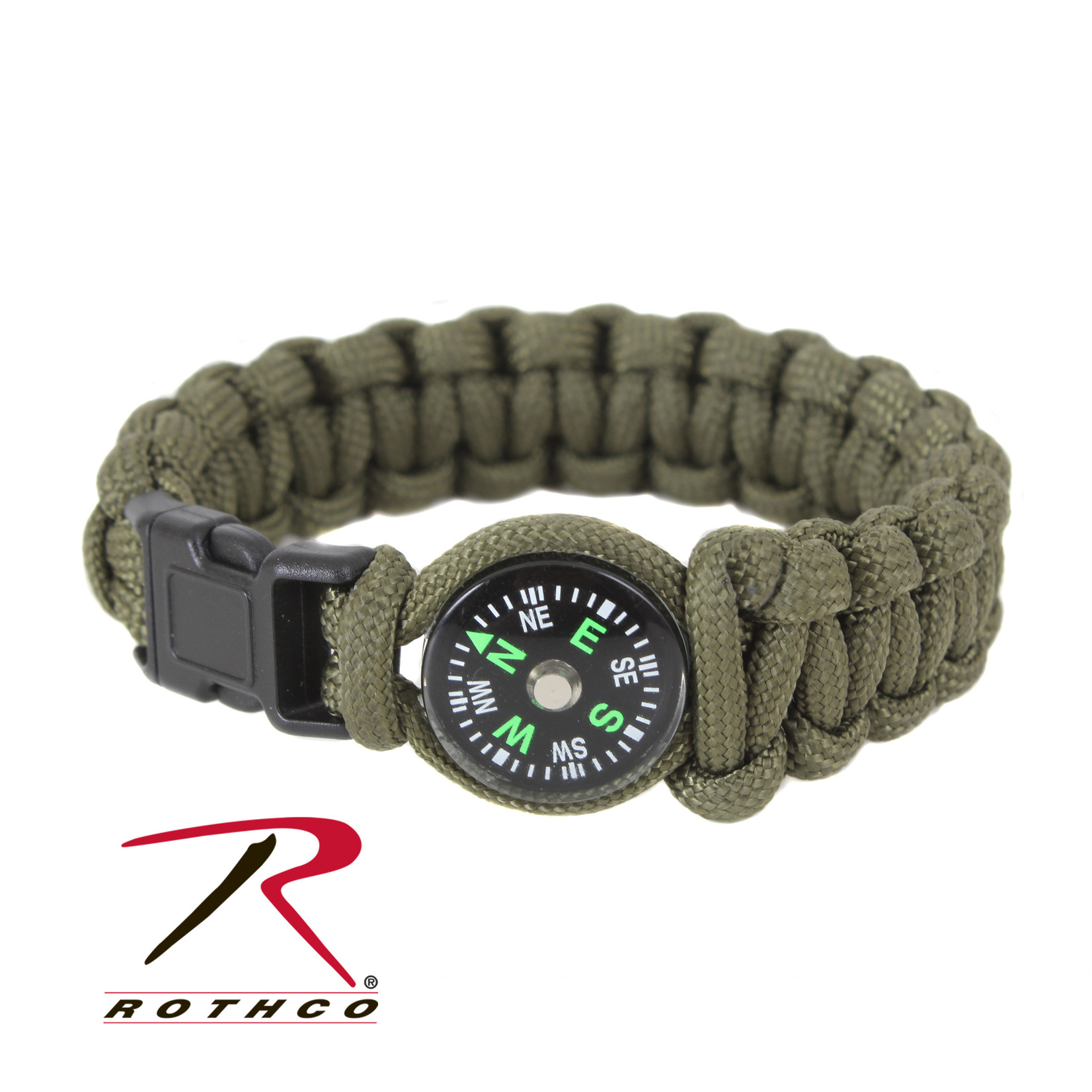 ROTHCO BRACELET EN PARACORDE AVEC BOUSSOLE