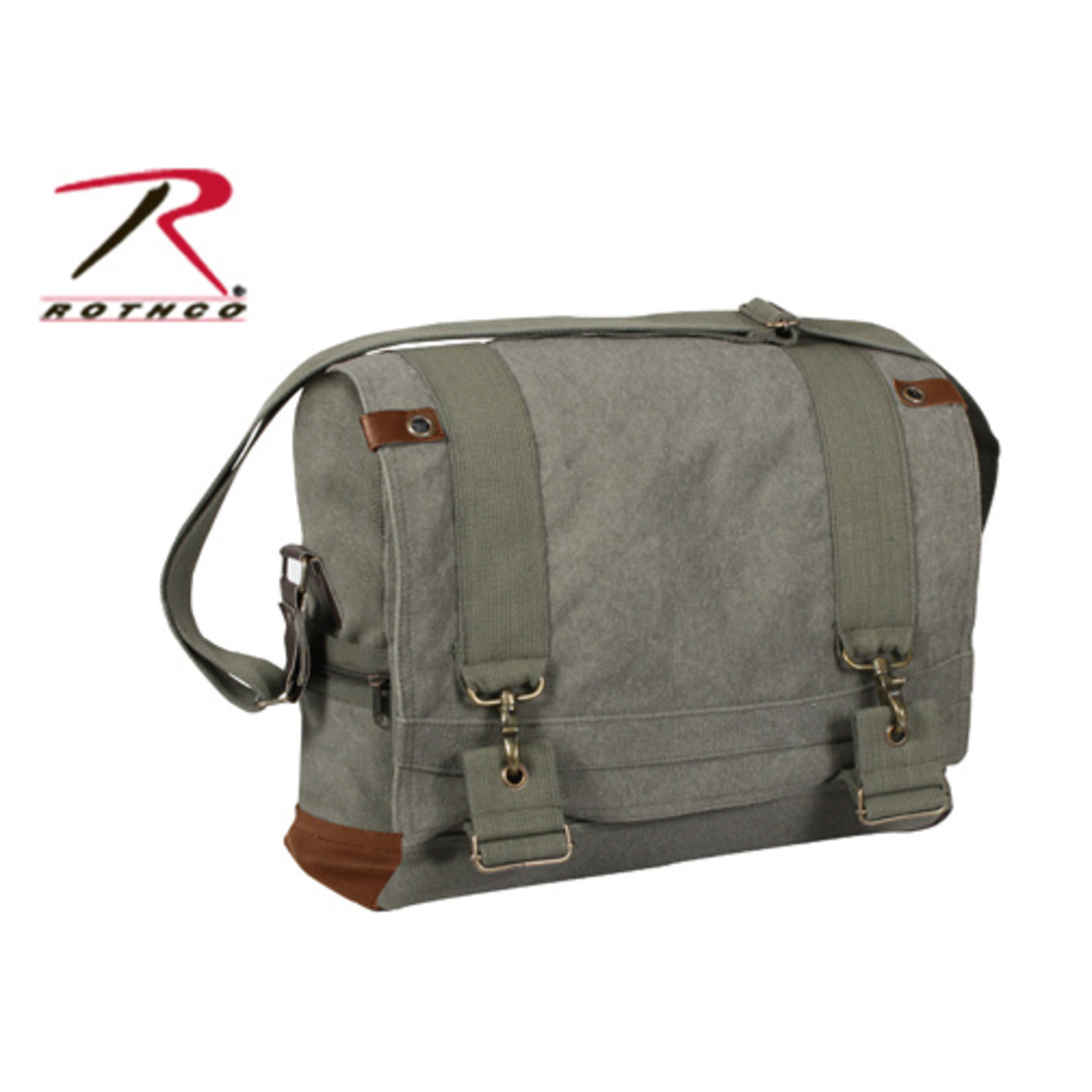 ROTHCO SAC EN CANVAS DE MESSAGER POUR PILOTE DE B-15 - VINTAGE