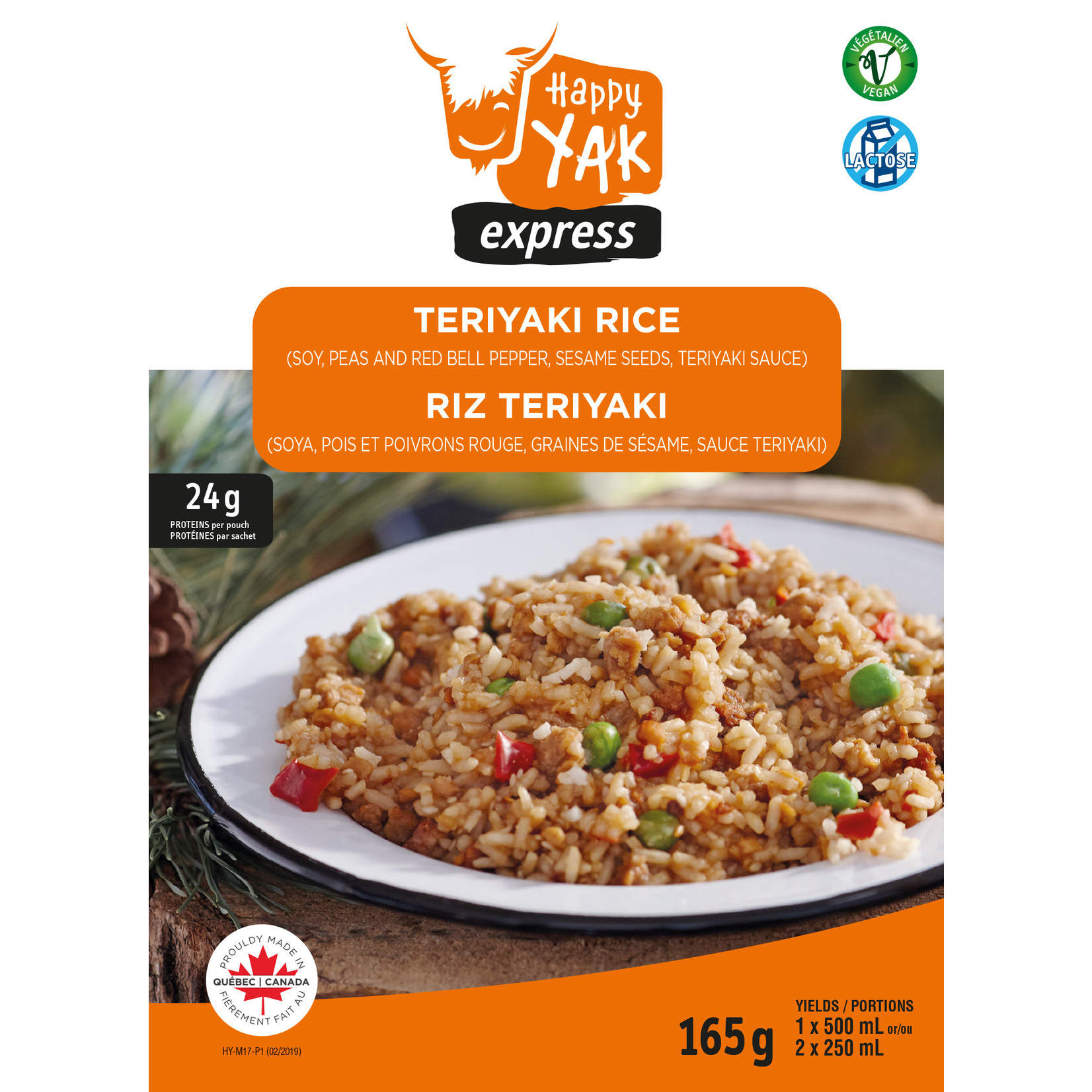 HAPPY YAK RIZ TERIYAKI HAPPY YAK