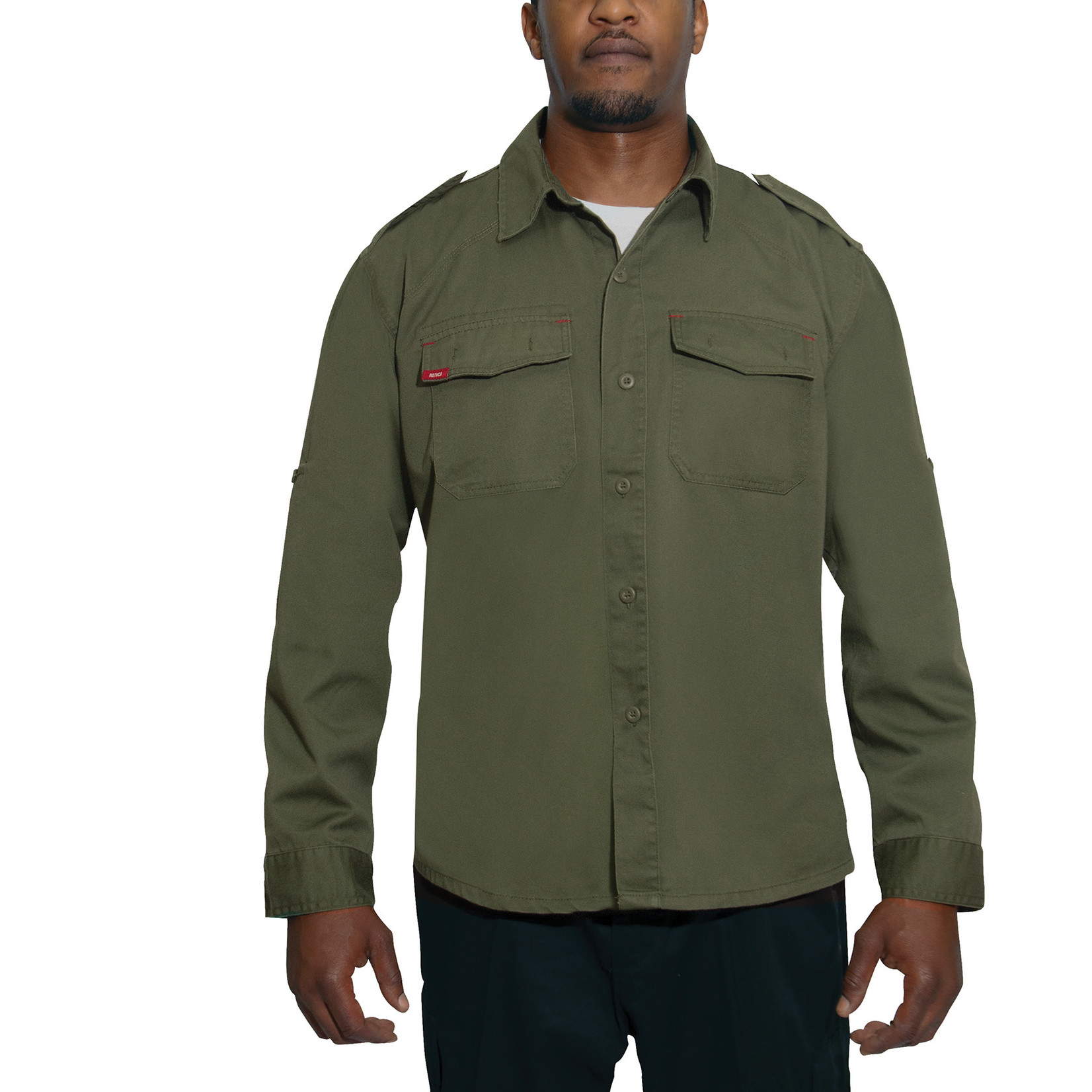 CHEMISE MILITAIRE AMÉRICAINE DE STYLE CLASSIQUE