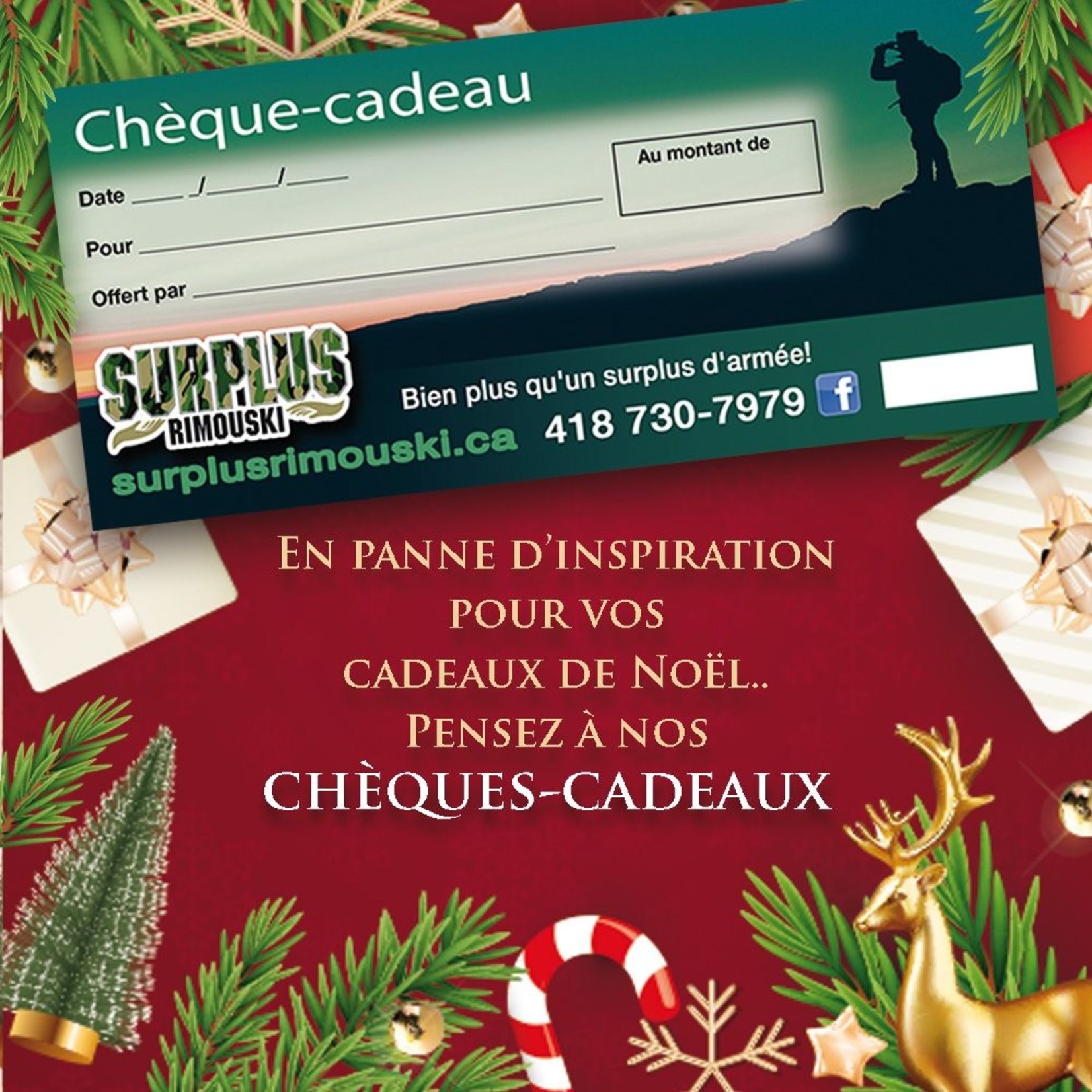 CHÈQUES-CADEAUX