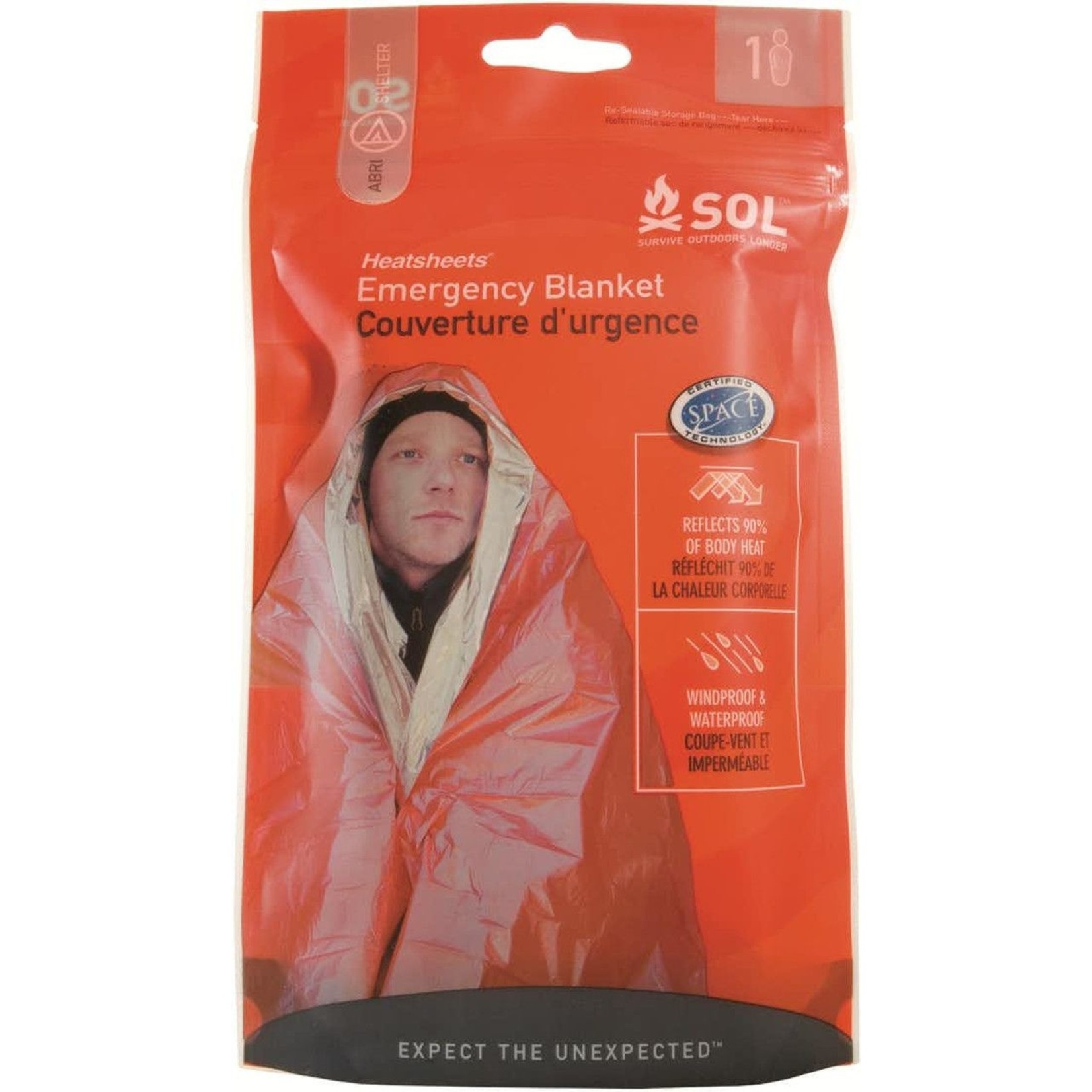 SURVIVE OUTDOORS LONGER COUVERTURE D'URGENCE - SURVIVE OUTDOORS LONGER