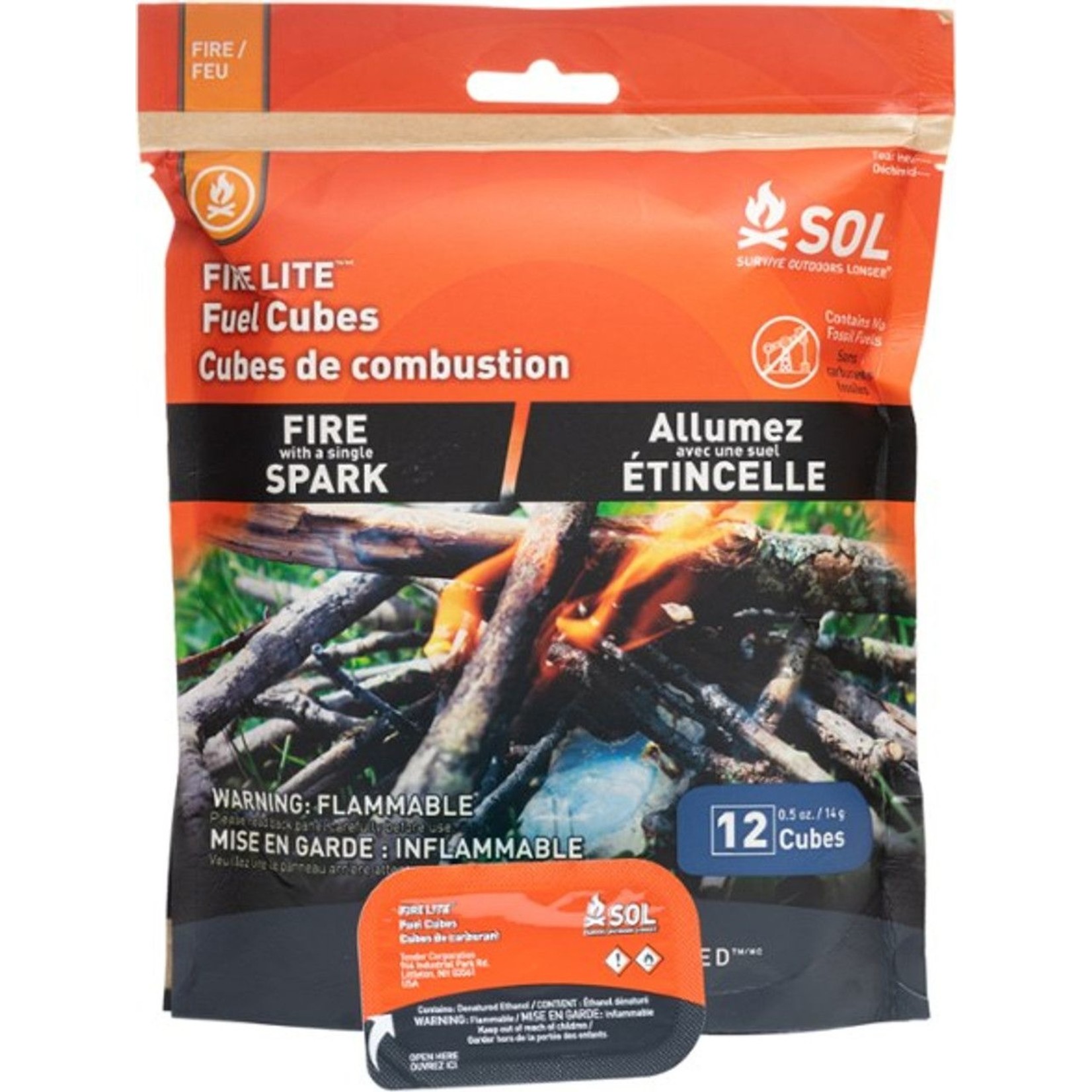 SURVIVE OUTDOORS LONGER CUBES DE COMBUSTION - SURVIVE OUTDOORS LONGER