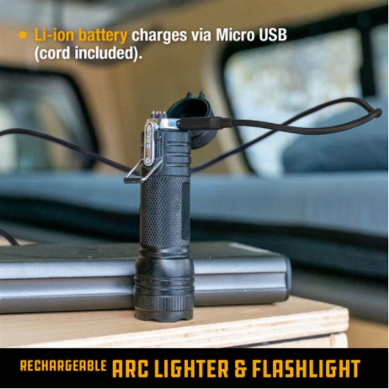 Lampe de poche LED micro USB