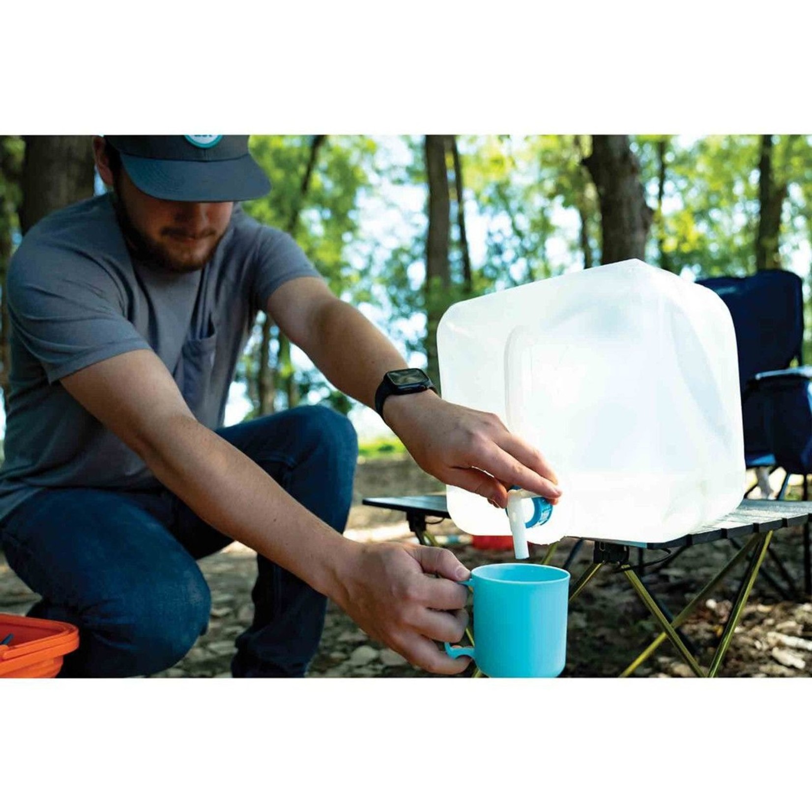 ULTIMATE SURVIVAL CONTENANT D'EAU CUBE - 5 GALLONS - ULTIMATE SURVIVAL