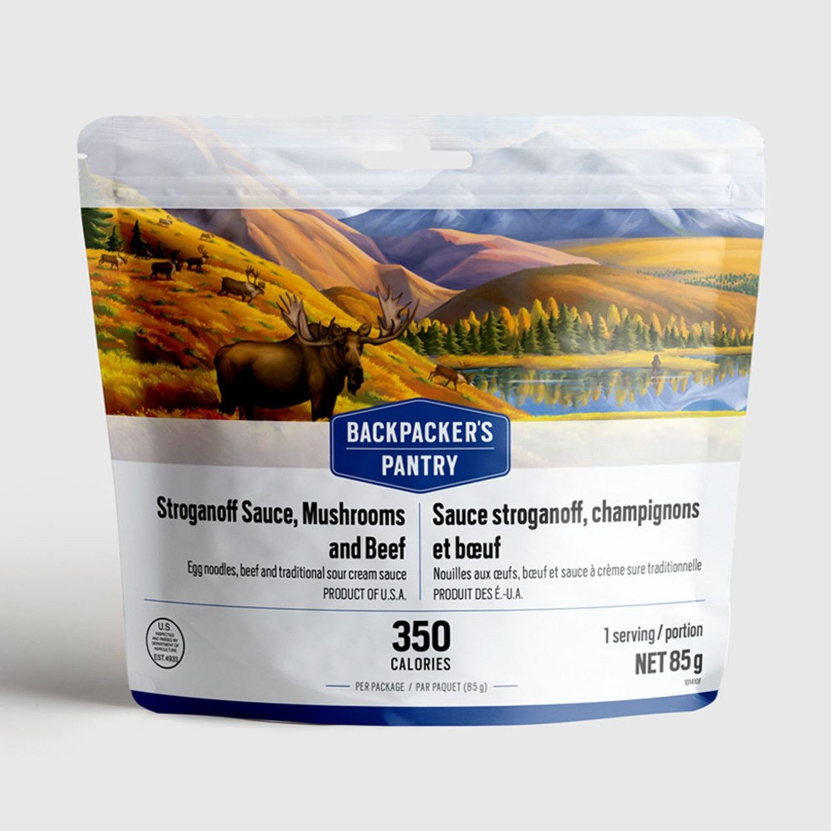 BACKPACKERS PANTRY SAUCE STROGANOFF, CHAMPIGNONS ET BOEUF - 1 PORTION - BACKPACKERS PANTRY