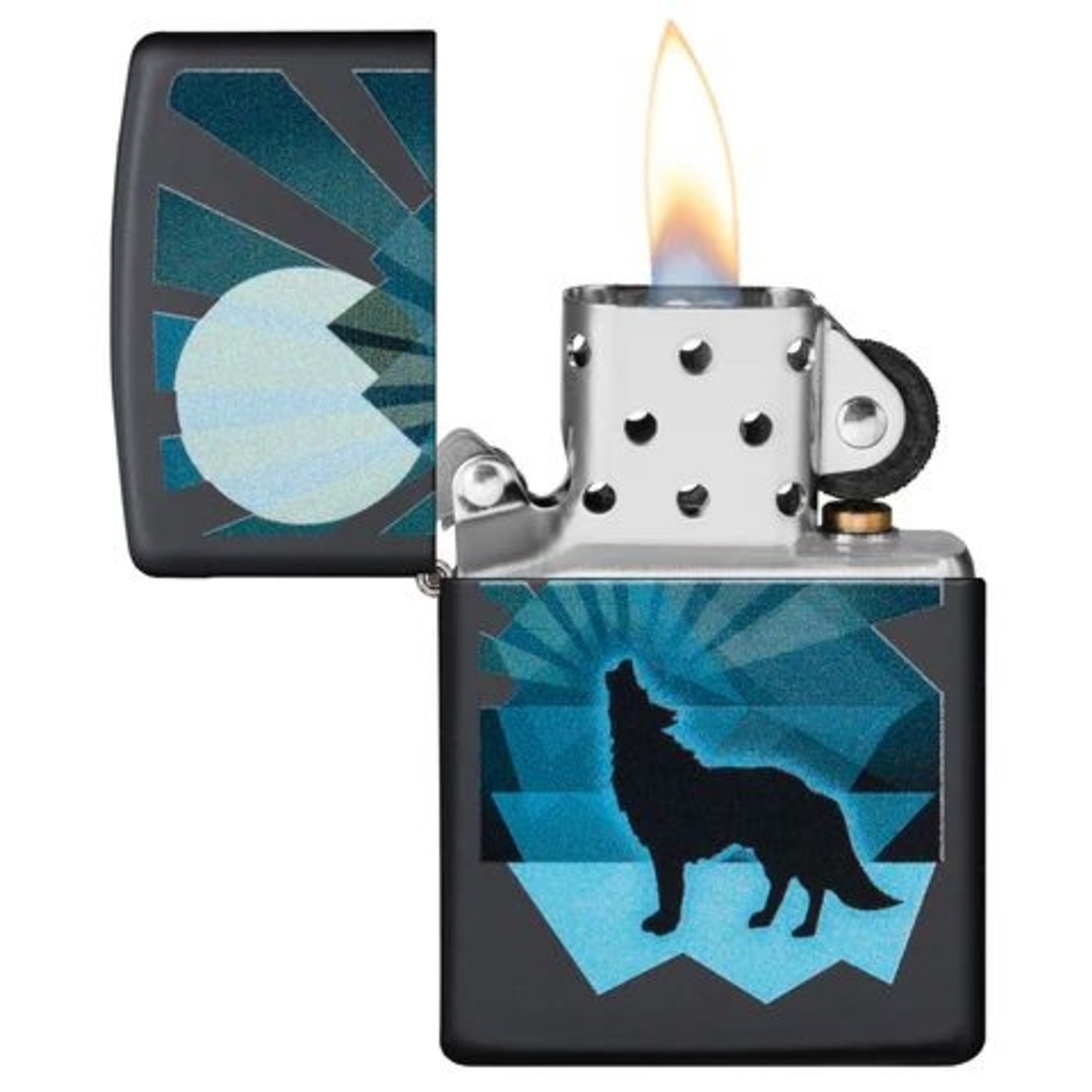 ZIPPO ZIPPO LOUP ET PLEINE LUNE