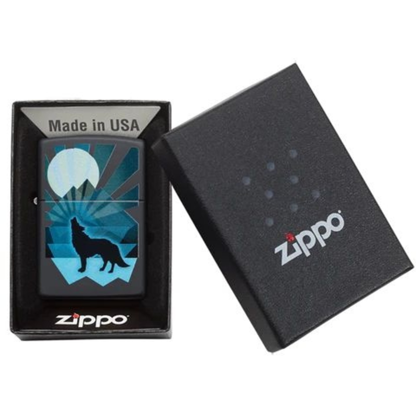 ZIPPO ZIPPO LOUP ET PLEINE LUNE