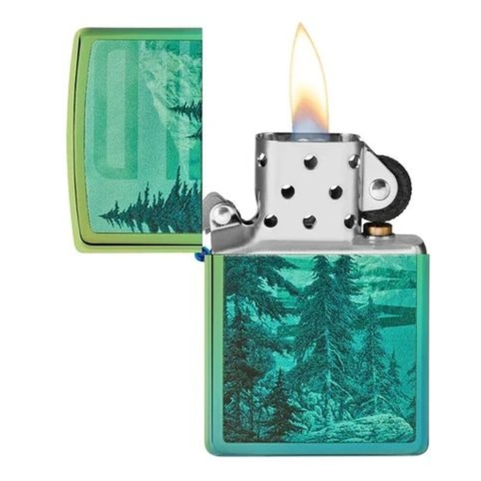 ZIPPO ZIPPO AVEC MONTAGNES AUX SOMMETS ENNEIGÉS