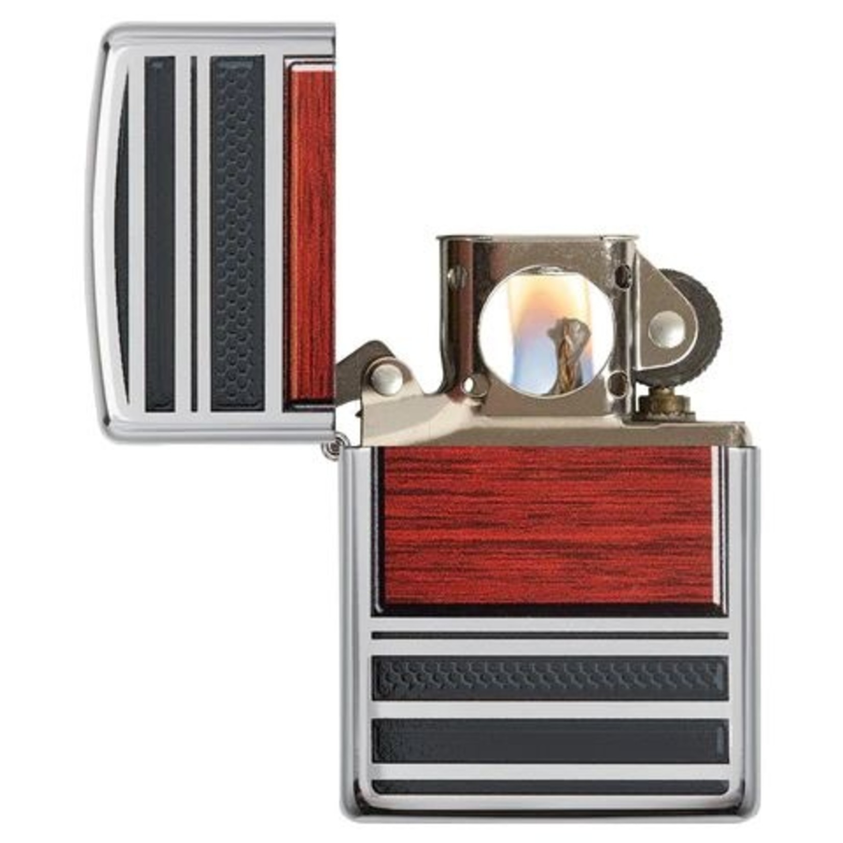 ZIPPO ZIPPO À PIPE AVEC INSERTION DE BOIS