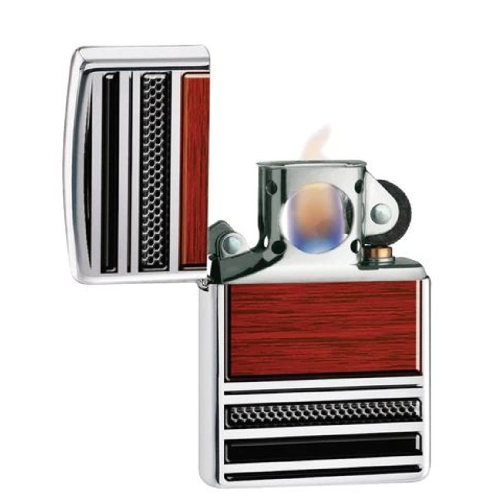 ZIPPO ZIPPO À PIPE AVEC INSERTION DE BOIS