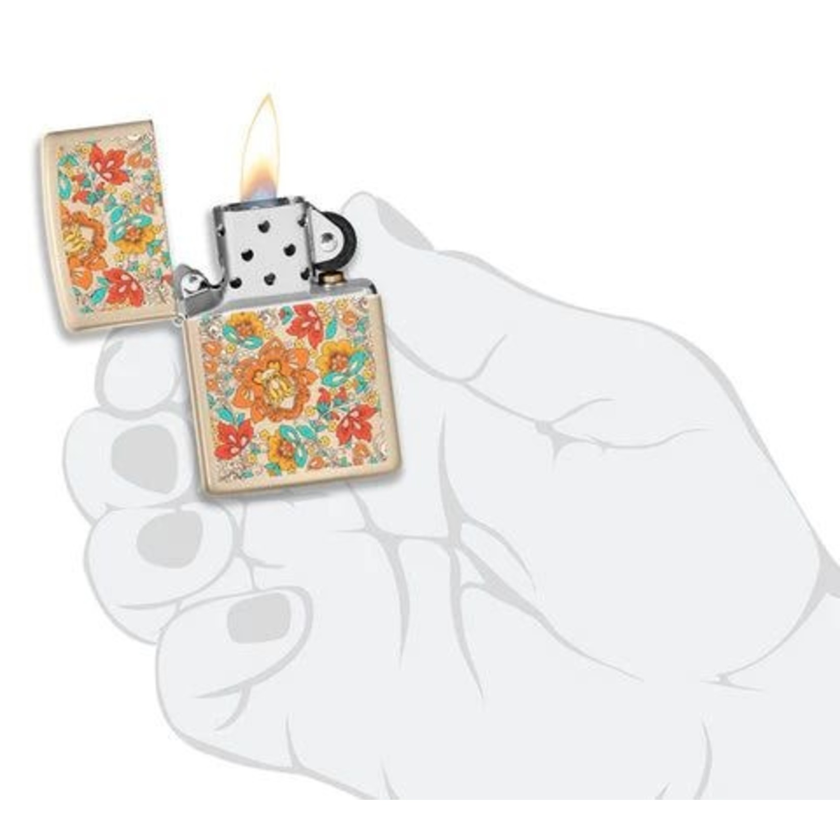 ZIPPO ZIPPO FLORAL VINTAGE