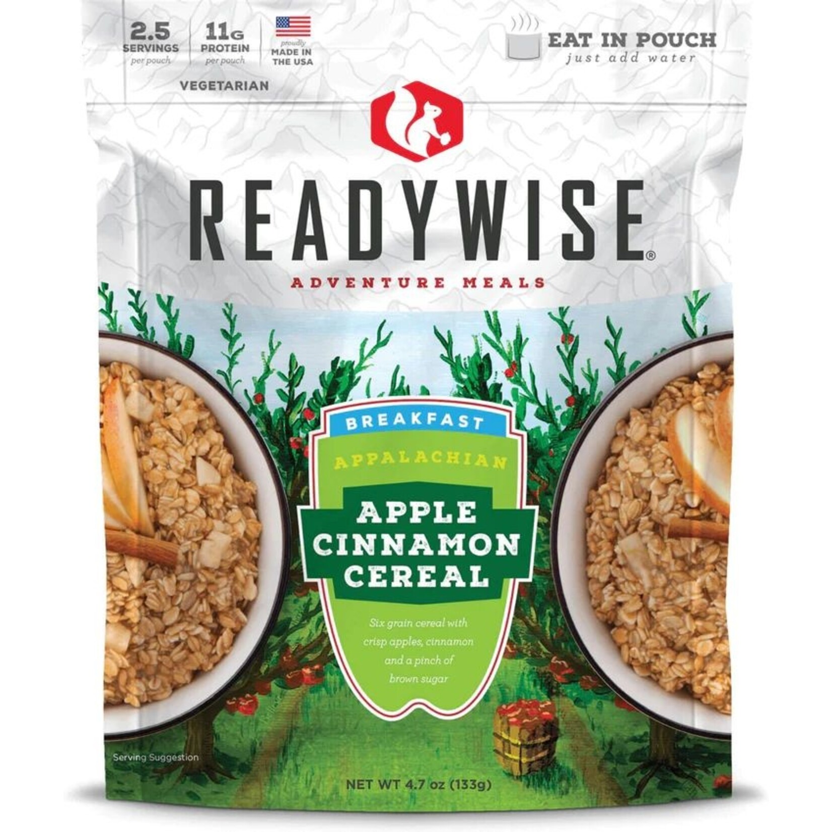 READYWISE CÉRÉALES POMMES ET CANNELLE READYWISE
