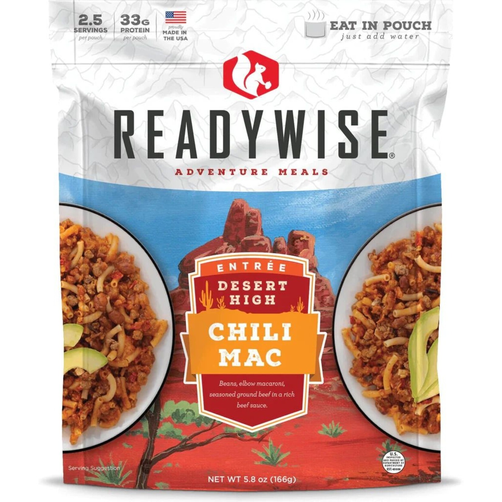 READYWISE CHILI AU MACARONI AVEC BOEUF READYWISE