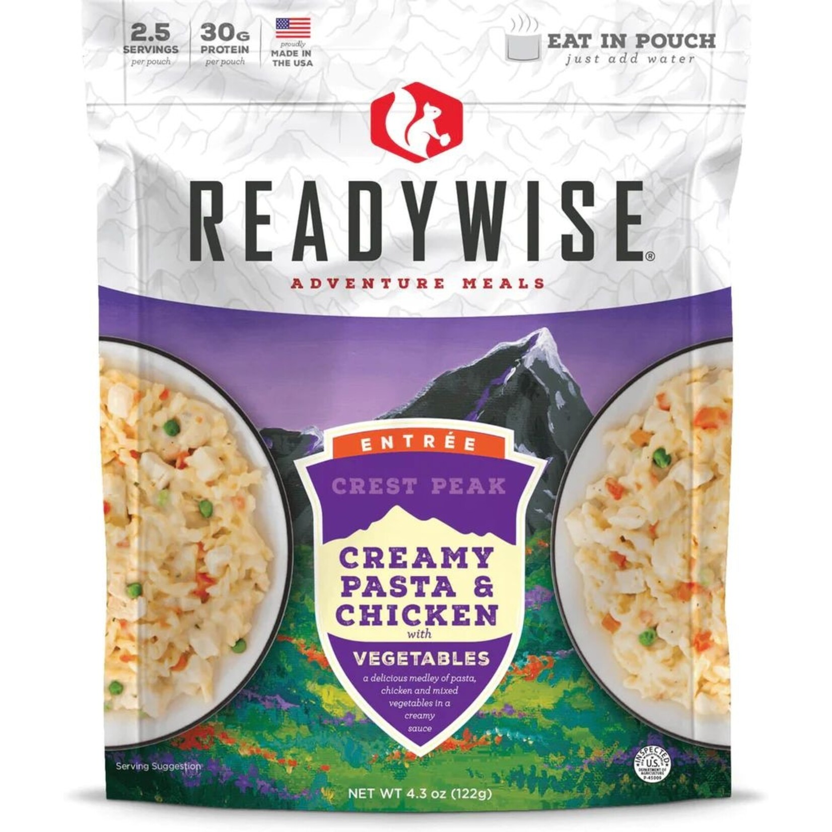 READYWISE PÂTES CRÉMEUSES AU POULET READYWISE