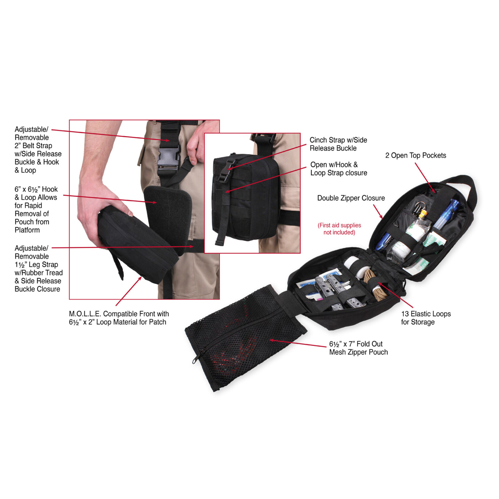 ROTHCO POCHETTE MÉDICALE DE JAMBE ROTHCO