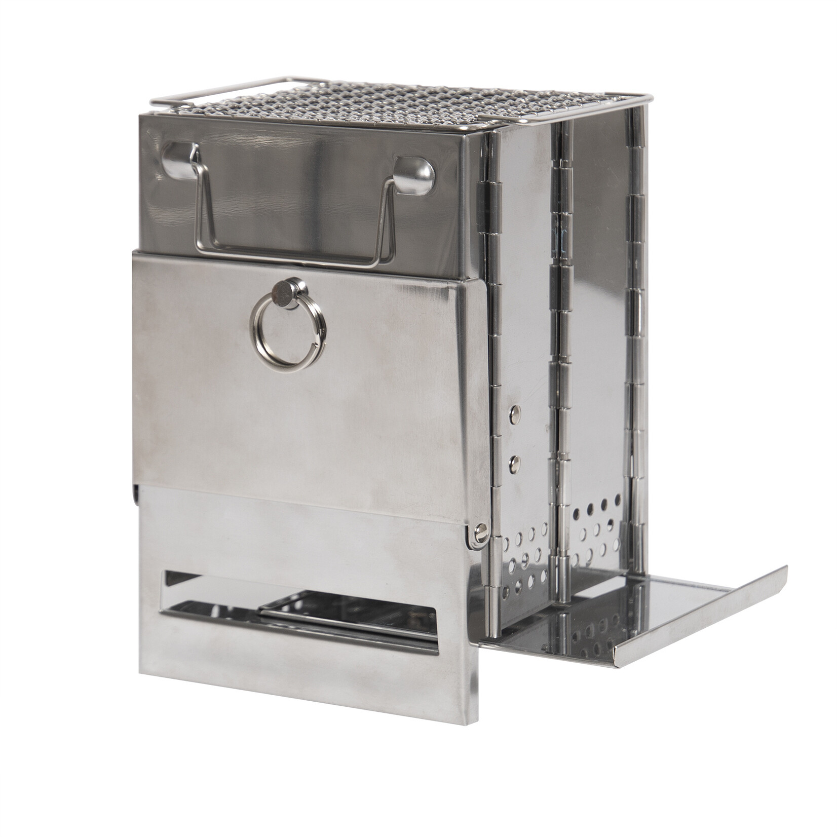 ROTHCO PETIT POÊLE PLIANT EN ACIER INOXYDABLE ROTHCO