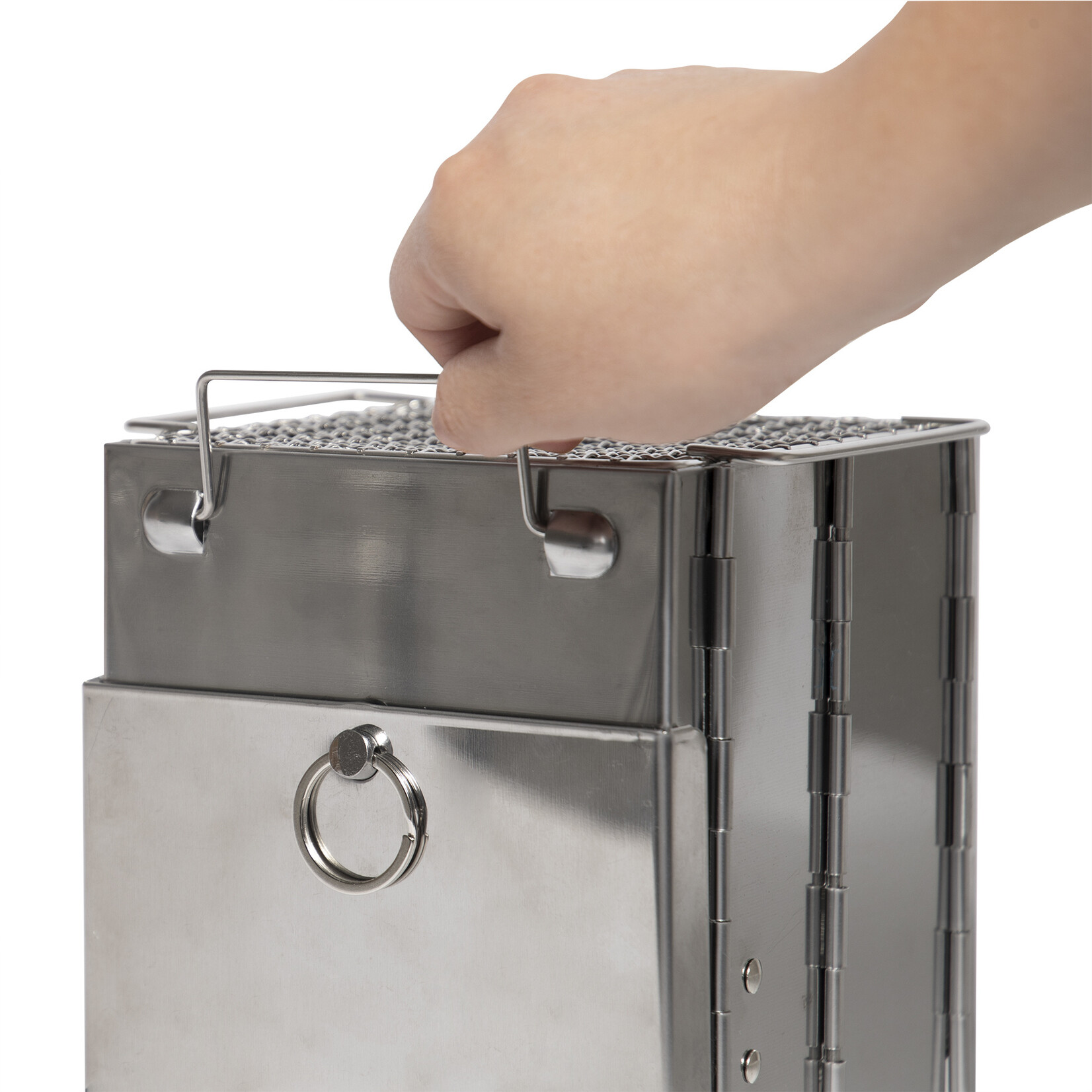 ROTHCO PETIT POÊLE PLIANT EN ACIER INOXYDABLE ROTHCO