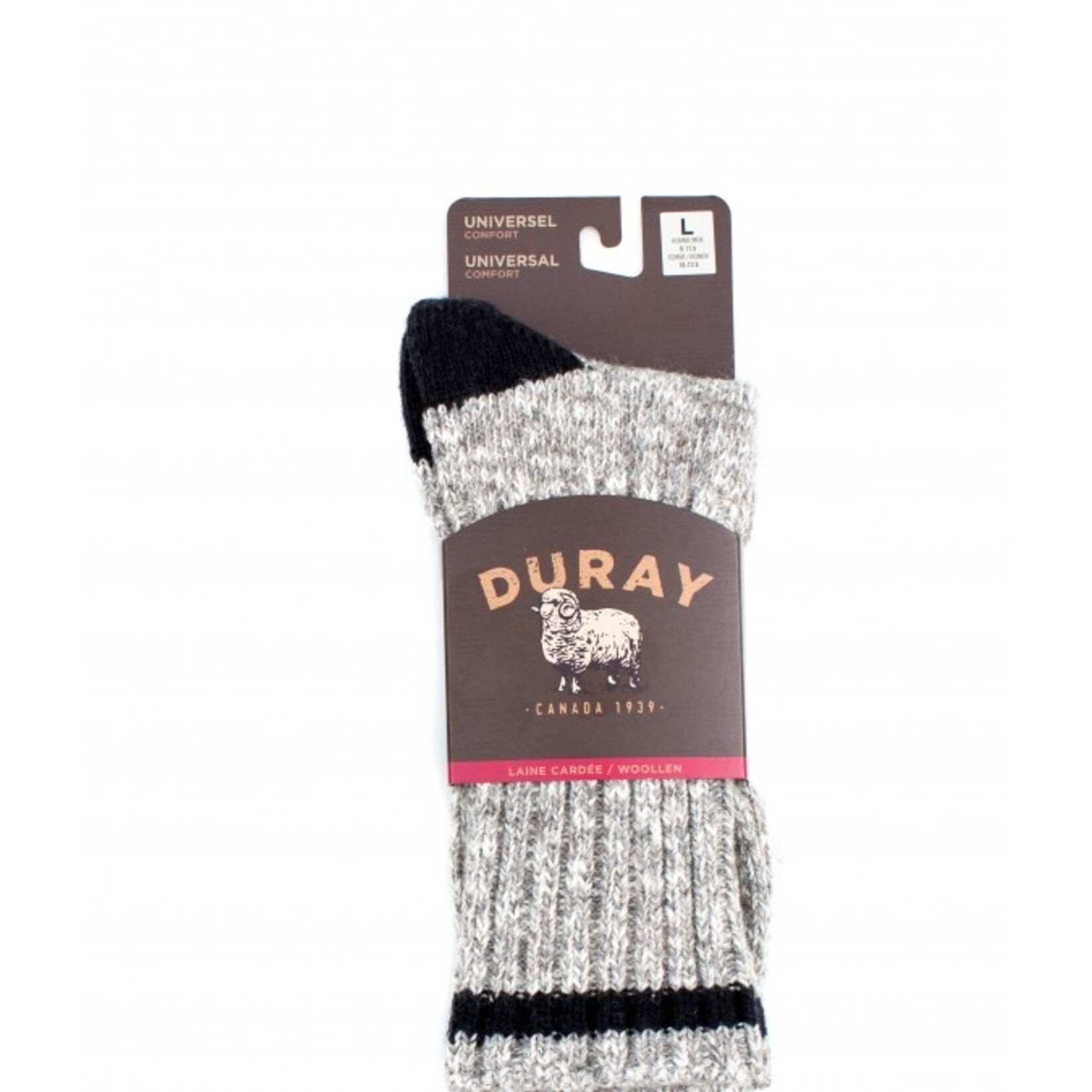 DURAY BAS CAMPING GRIS ET NOIR
