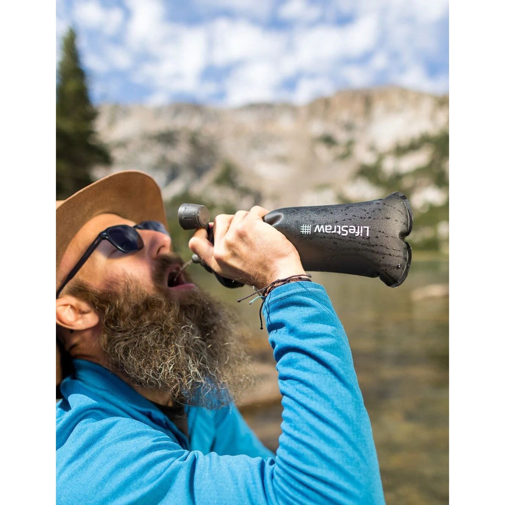 LIFESTRAW BOUTEILLE FLEXIBLE AVEC FILTRE INTÉGRÉ LIFESTRAW