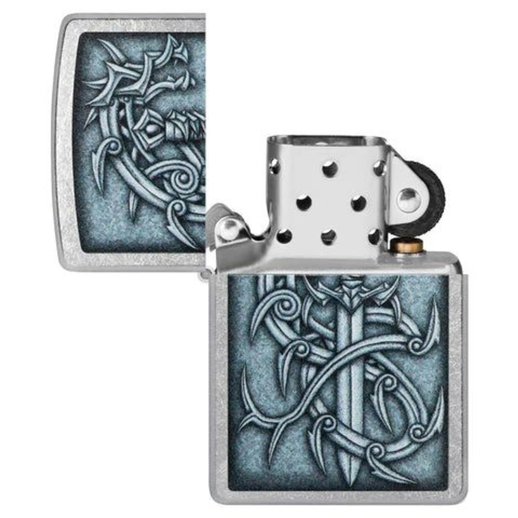 ZIPPO ZIPPO 207 DESIGN MÉDIÉVAL ET MYTHOLOGIQUE
