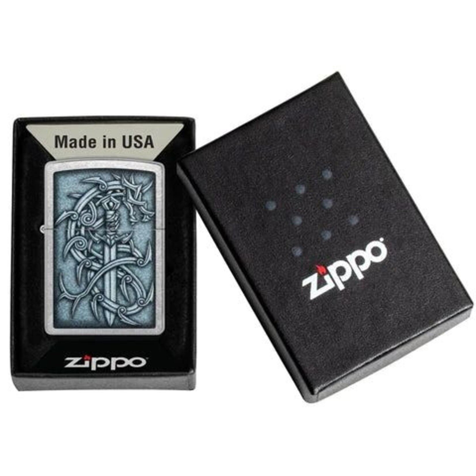 ZIPPO ZIPPO 207 DESIGN MÉDIÉVAL ET MYTHOLOGIQUE