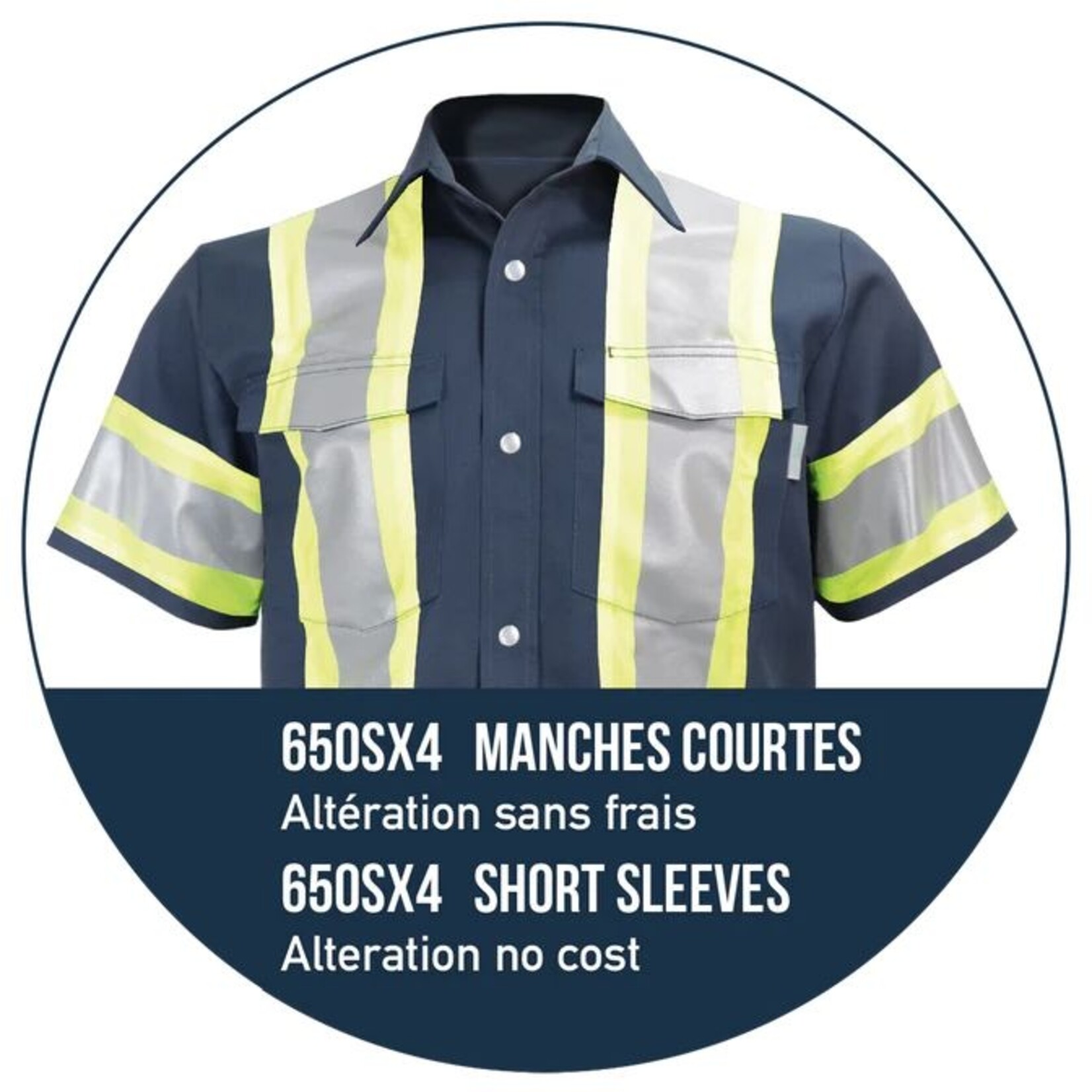 GATT'S MANCHES LONGUES À BANDES RÉFLÉCHISSANTES À BOUTONS 625SX4