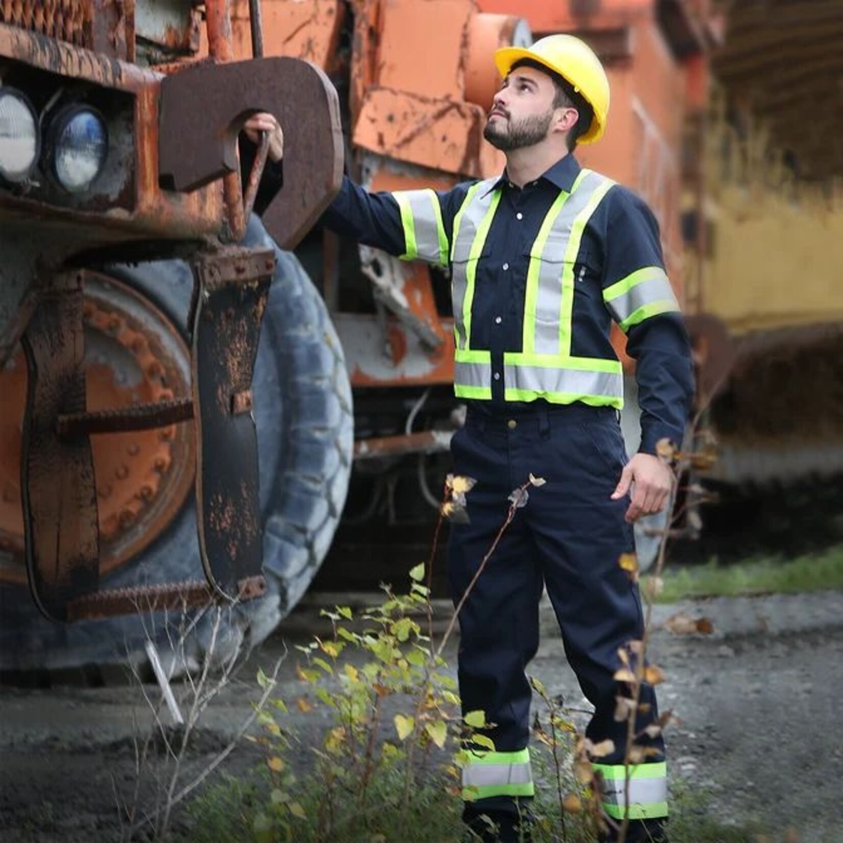 GATT'S MANCHES LONGUES À BANDES RÉFLÉCHISSANTES À BOUTONS 625SX4