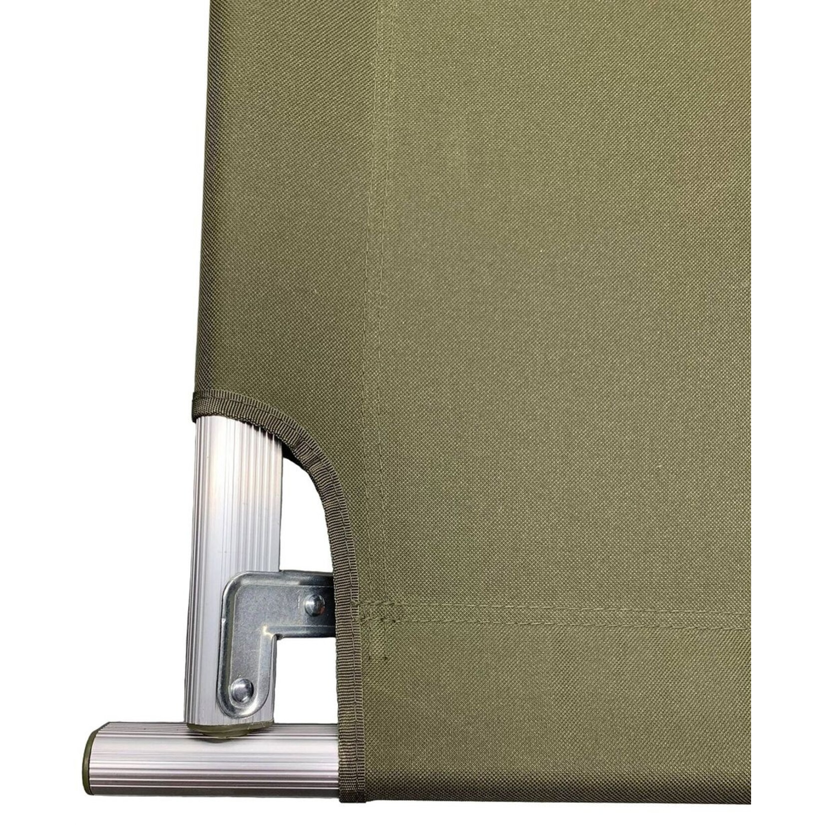 SGS LIT DE CAMP KAKI EN ALUMINIUM