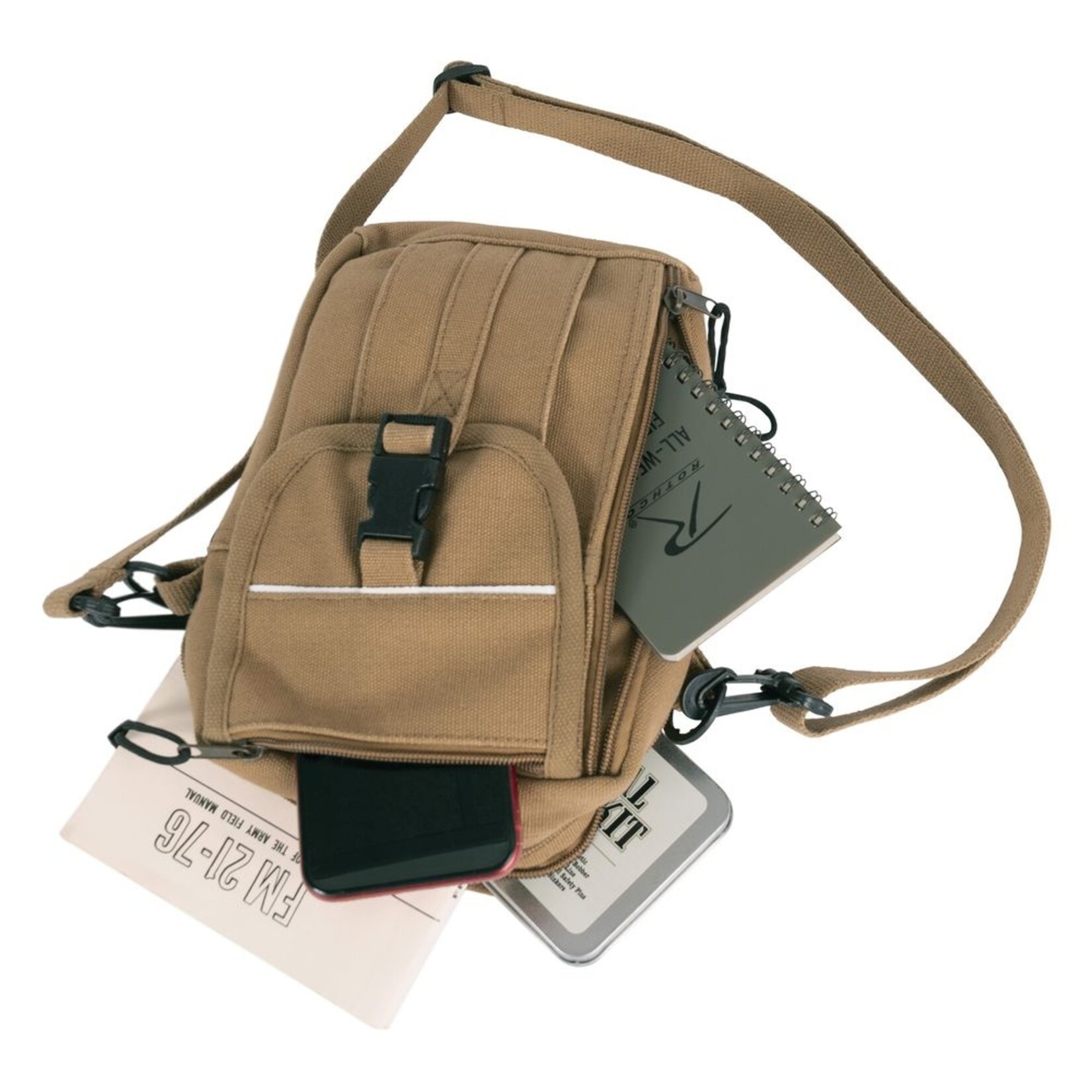 ROTHCO POCHETTE EN CANVAS ÉPAIS POUR PASSEPORT