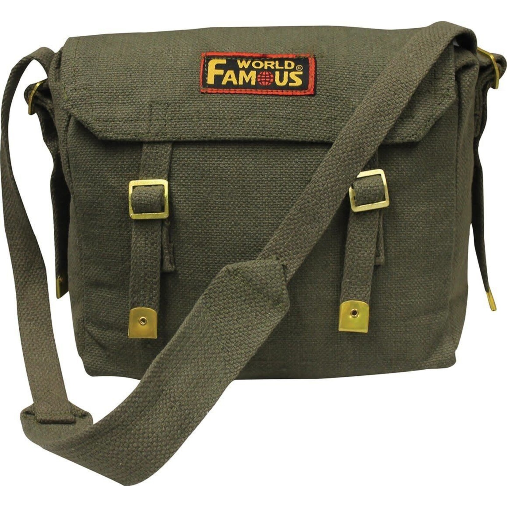 WORLD FAMOUS SAC DE CUEILLETTE À BANDOULIÈRE EN TOILE