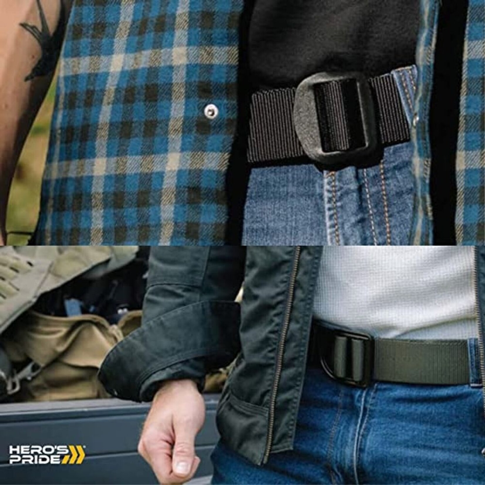 HERO'S PRIDE CEINTURE TACTIQUE EDC 1.5 POUCES