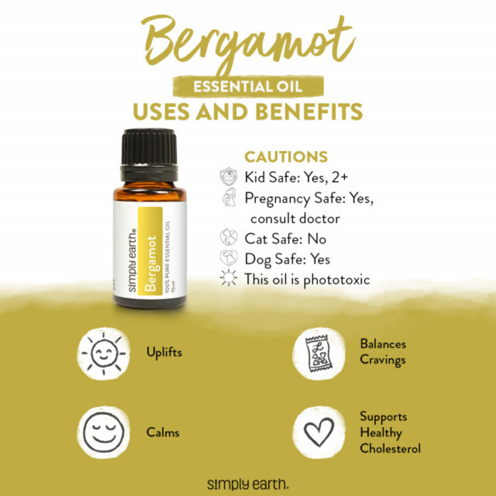 Simply Earth© Essential Oil - Bergamot