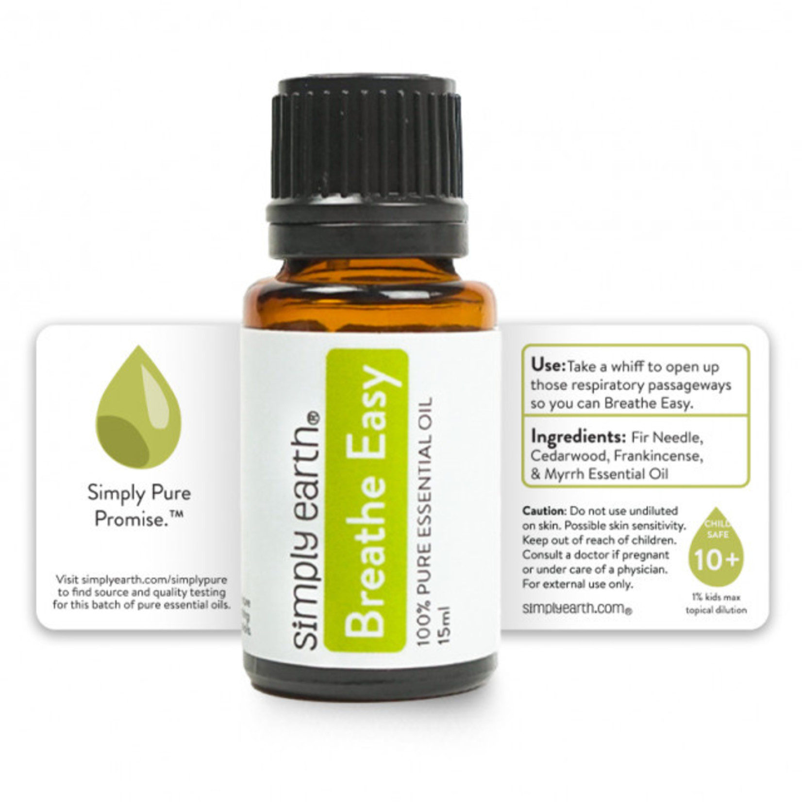 Simply Earth© Essential Oil Blend - Breathe Easy
