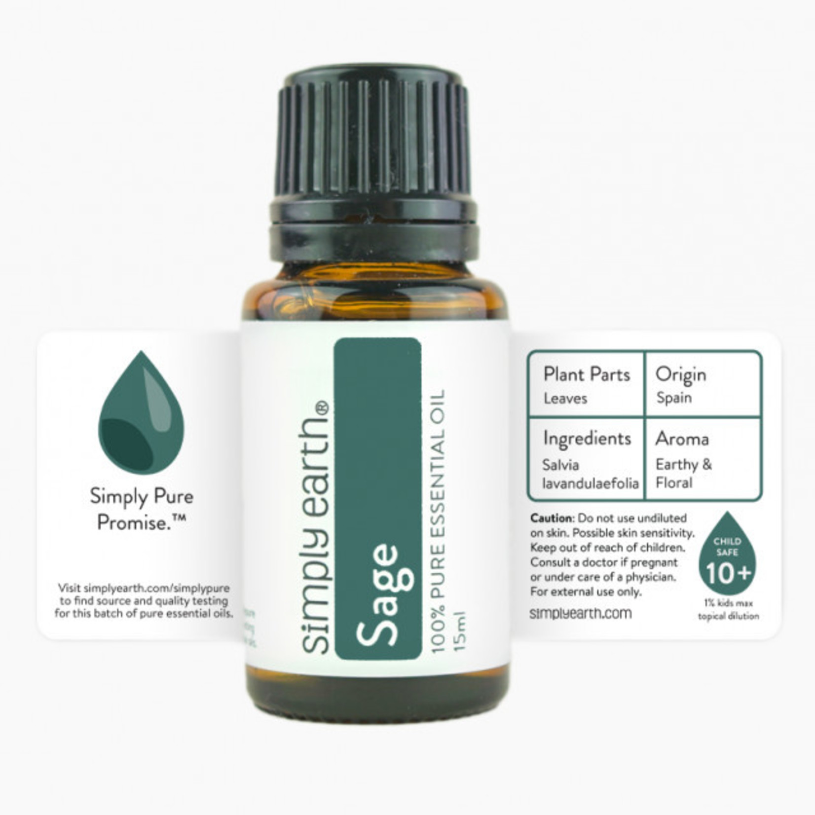 Simply Earth© Essential Oil - Sage