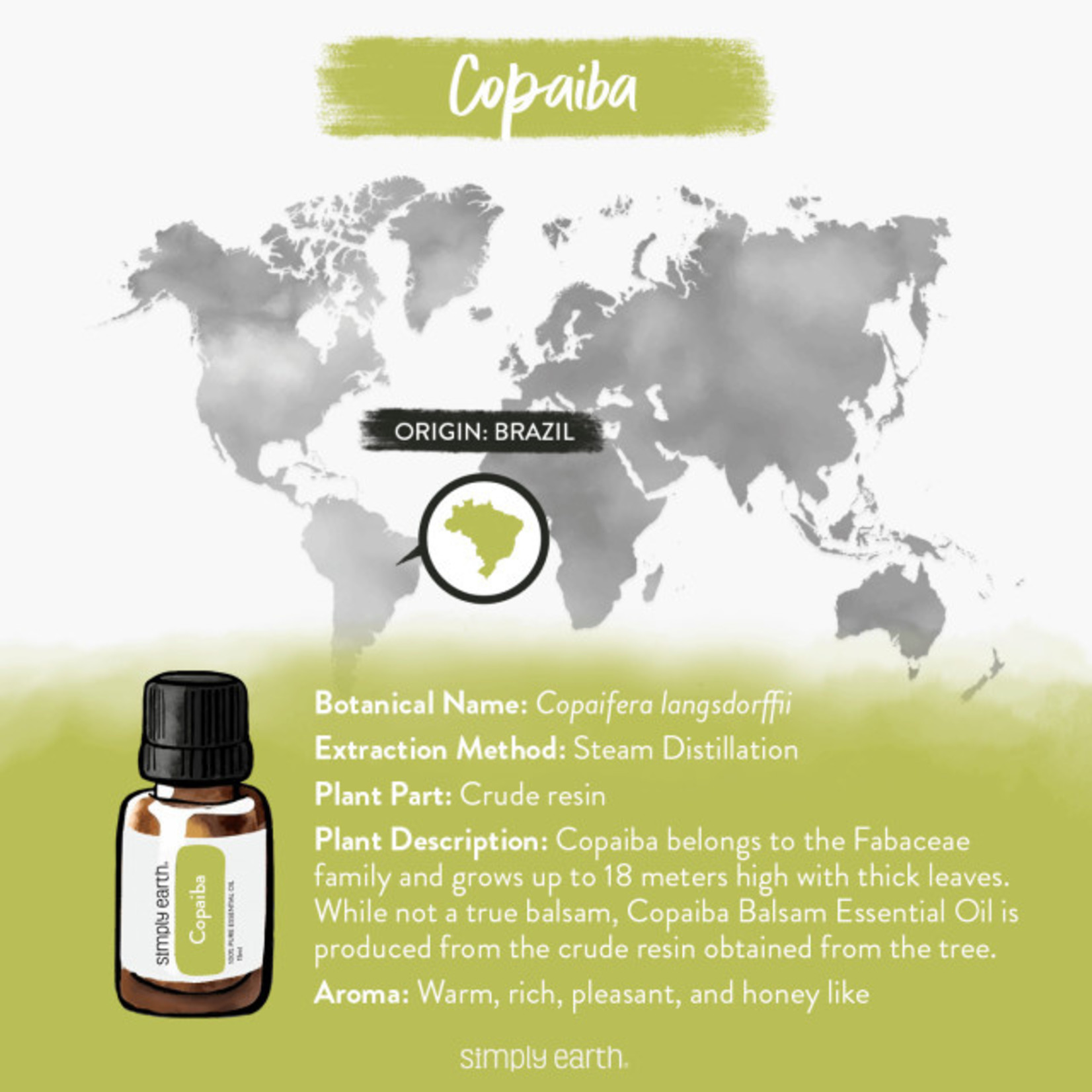 Simply Earth© Essential Oil - Copaiba